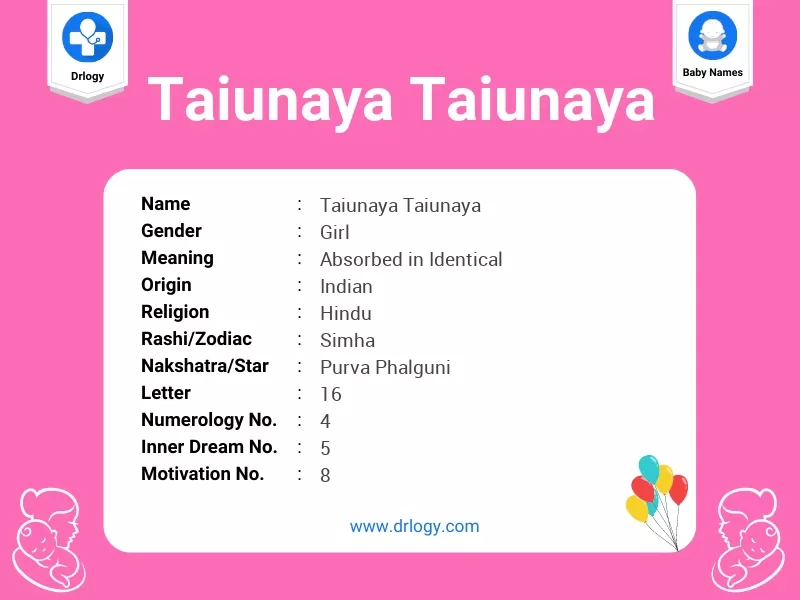Taiunaya Taiunaya Name Meaning